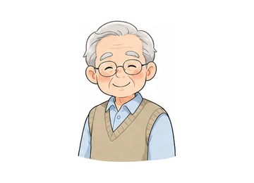 grandpa (grandfather) illustration