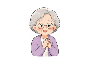 grandma (grandmother) illustration