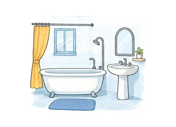 bathroom illustration