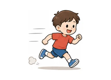 run illustration