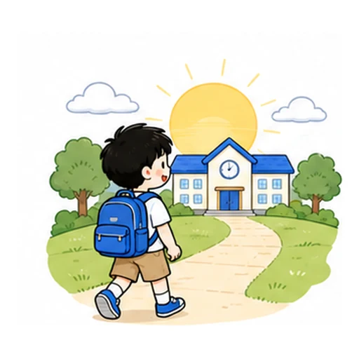 morning illustration