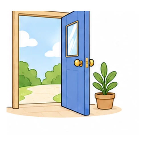 open illustration
