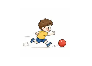run after illustration