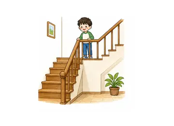 upstairs illustration