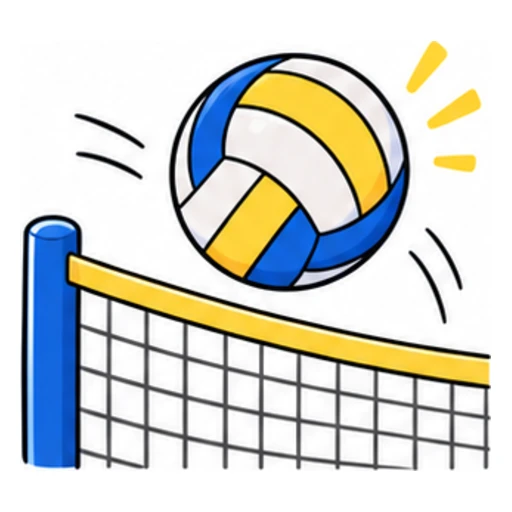volleyball illustration
