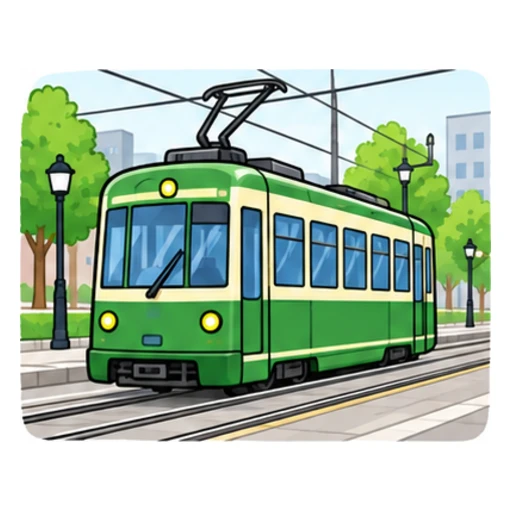 tram illustration