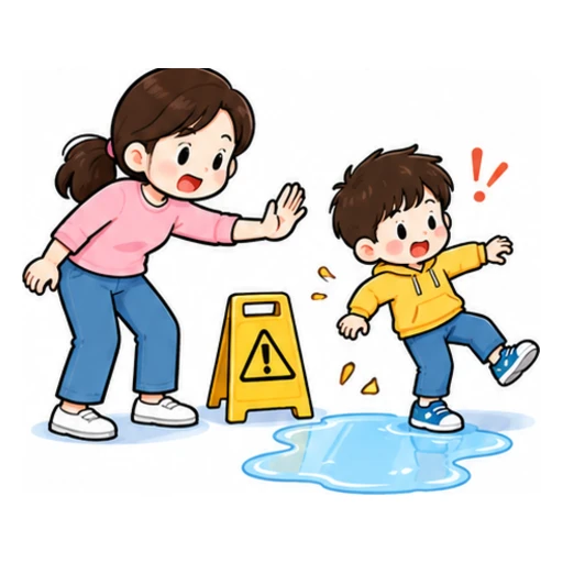 be careful illustration