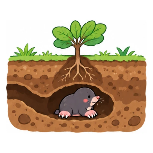 underground illustration